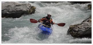 BC advanced white water kayak leader training picture